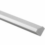 Ecolight Alumínium profil LED Silver Corner 2m-hez fagyos lámpabúrával és Ecolight végsapkákkal (ECOPRO0410MR)