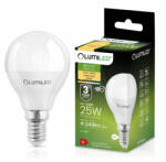 Lumileds E14 P40 LED izzó 2.5W = 25W 249lm 3000K Meleg 180° LUMILED (LEDZARMI042D)