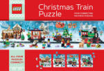 Chronicle Books puzzle LEGO® Karácsonyi vonat puzzle 4x100 db (CHB2133)