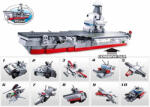 Sluban Army Builder - 10 into 1 - Repülőgépszállító csatahajó építőjáték készlet (M38-B0662)
