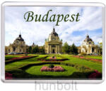  Budapest Széchenyi Gyógyfürdő, Városliget hűtőmágnes (műanyag keretes)