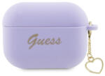 Guess Silicone Charm Heart Apple AirPods Pro 2 tok , lila (GUAP2LSCHSU) - phoner
