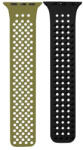 Phoner Spike Apple Watch szilikon szíj, 38/40/41mm, zöld/fekete - phoner