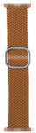 Phoner Hook Apple Watch csatos fonott szövet szíj, 38/40/41mm, kávé - phoner