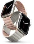Uniq Revix mágneses szilikon szíj Apple Watch 42/44/45/49mm, rózsaszín/bézs (UNIQ-45MM-REVPNKBEG) - phoner