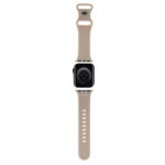 Hello Kitty Liquid Silicone Kitty Head Logo Apple watch szíj, 38/40mm, bézs (HKAWMSCHBLE) - phoner