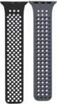 Phoner Spike Apple Watch szilikon szíj, 38/40/41mm, fekete/szürke - phoner