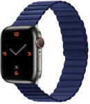 Phoner Rever Apple Watch forgatható mágneses szilikon szíj, 41/40/38mm, S/M, kék - phoner