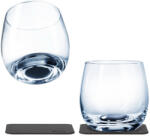 Silwy Pahar de cristal magnetic WHISKY + suport , set de 2 buc (70302050) Pahar