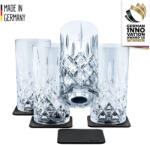 Silwy Pahar de cristal magnetic LONGDRINK + suport , set de 4 buc (70304030) Pahar
