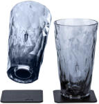 Silwy Pahare de plastic magnetice LONGDRINK gri, set de 2 bucati, High-Tech (70105016) Pahar