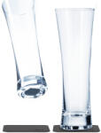 Silwy Pahar de cristal magnetic BEER + suport , set de 2 buc (70302030) Pahar