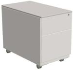 Robberechts Mobil fiókos konténer Combi-Classic, 80 x 42 x 54, 7 cm, szürke, 2 fiók