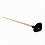 TopTrade műanyag kőműves serpenyő, átmérő: 215 mm, 160 cm-es nyéllel