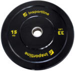 inSPORTline Gumis súlytárcsa inSPORTline Bumper Plate Lite 15 kg 50 mm (26536) Súlytárcsa