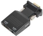 VCOM Адаптер, VCom CA337A, Adapter VGA M / HDMI F with Audio (CA337A)