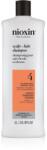 Nioxin System 4 Scalp + Hair Shampoo finom állagú sampon a festett és károsult hajra 1000 ml