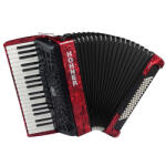 Hohner tangóharmonika, Bravo III 80 , piros - r55hangszerbolt