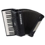 Hohner tangóharmonika, Bravo III 72, fekete - r55hangszerbolt