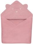 Lionelo Prosop de Baie Lionelo Pink (LO-MUSLIN_HOODED_TOWEL_PINK_BABY) Prosop