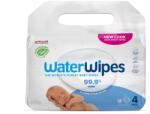 WaterWipes Set 4 pachete servetele umede, Water Wipes, Pentru bebe, Biodegradabile, Apa, extract de fructe, 60 de bucati/pachet, Pentru ingrijire 100% naturala, Fara alcool, plastic si parfum, 240 bucati (440016