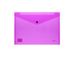 Daco Mapa plastic plic cu capsa A4 DACO MP120NM, Magenta neon (MP120NM)