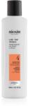 Nioxin System 4 Scalp + Hair Shampoo finom állagú sampon a festett és károsult hajra 300 ml