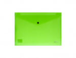 Daco Mapa plastic plic cu capsa A4 DACO MP120NV, Verde neon (MP120NV)