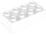 LEGO® 3001c228 - LEGO 2 x 4 kocka, selyemfényű fehér színű (3001c228)