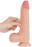 Lovetoy 8.5'' Sliding Skin Dual Layer Dong Flesh II_B15O50_3 Dildo