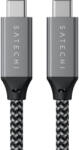 Satechi USB4 C-To-C Braided Cable - 40 Gbps, 25 cm, Szürke