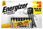 Energizer Power Alkáli Mikro Elem AAA B8 /8db EPAAAB8/7638900410662 (EPAAAB8)