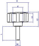 Plastik System Marokcsavar (fix) FM40/M6x40