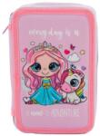 Univerzal Penar Triplu Princess and Unicorn, 21 x 14 x 6 cm, Univerzal (KH-U2439) Penar