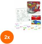 KOH-I-NOOR Set 2 x Carte Coloriaj Adulti si 24 Creioane Colorate (HOK-2xKH-K9958-24) Carte de colorat
