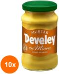 Develey Set 10 x Mustar cu Miere, Develey, 200 g (FPG-10xKOH7)