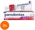 Parodontax Set 2 x Pasta de Dinti cu Acid Hialuronic, Parodontax Gum Strengthen and Protect Whitening, 75 ml (ROC-2xCOR1020158MF)