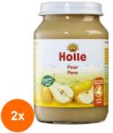 Holle Baby Set 2 x Piure de Pere Eco, Holle Baby, 125 g