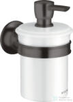 Hansgrohe AXOR MONTREUX folyékonyszappan-adagoló, szálcsiszolt fekete króm 42019340 (42019340)