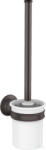 Hansgrohe AXOR MONTREUX fali wc-kefe, szálcsiszolt fekete króm 42035340 (42035340)