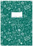 HERMA Coperta caiet Schooldoo A4 verde inchis / 1buc