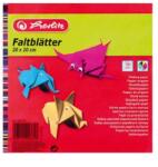 Herlitz Hârtie colorată Herlitz 100 coli 10 culori 20x20cm 60g