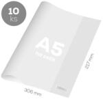 JUNIOR Copertă caiet A5 din PVC 306x217 mm, grosime 120 mic / transparentă (pachet de 10 buc)