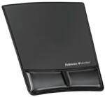 Fellowes Mouse pad cu suport pentru încheietura mâinii Health-V negru Mouse pad
