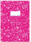 HERMA Coperta caiet Schooldoo A4 roz inchis / 1buc