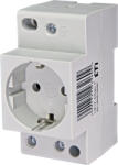 ETI Priza pe sina DIN 2P+E 16A 250V ETI 002414020 (002414020)