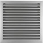 Dalap Alumínium szellőzőrács fix lamellákkal 500x500 mm (9726)