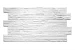 BIO FLAME 3D PVC falpanel White Stone Slate - fehér Kvarcit