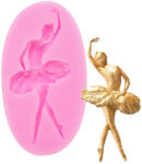  Szilikon fondant és marcipán mintázó - Balerina, táncos (88012)