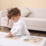 Viga Toys Puzzle cu manere - transport, polarb viga (44069) - bekid